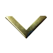 Kitap, Kapak, Menü, Albüm Köşesi, Büyük - 23x40mm, Sarı, 10 Adet - 1