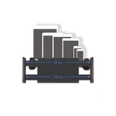 BUFFER® Oto Koltuk Arkası Telefon Tablet Tutucu Ayarlanabilir 360 Derece Dönebilen Pratik Stand - 7