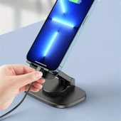 BUFFER® 360 Döner Masaüstü Mobil Telefon Tutucu Standı - 3