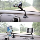 BUFFER® Akrobat Cama Sabitlenen Güçlü Vakumlu 360 Derece Dönen Tüm Modellere Uyan Oto Telefon Tutucu - 5