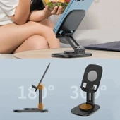 BUFFER® 360 Döner Masaüstü Mobil Telefon Tutucu Standı - 2