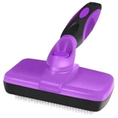 BUFFER®  Otomatik Temizlenebilen Tuşlu Pratik Kedi Köpek Tüy Toplama Fırçası - 1