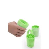 BUFFER® Silikon Jel Fırçalı Kedi Köpek Pati Ayak Yıkama Temizleme Kovası (Küçük) - 8