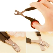 BUFFER® Evcil Hayvan Tırnak Makası Ve Törpü Seti Manikür Pedikür Pati Bakım Aleti Kaymaz Sap - 2