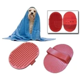 BUFFER® Ergonomik Masajlı Evcil Hayvan Kedi Köpek Yıkama Fırçası Aparatı - 3