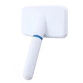 BUFFER® Paslanmaz Evcil Hayvan Kedi Köpek Tüy Tarama Toplama Fırçası Kolay Temizlenir Bakım Aleti - 3