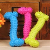 BUFFER® Tiny Kemik Oyuncağı Tırtıklı Yüzey Küçük Kemik Plastik Köpek Oyuncağı - 3