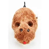 BUFFER® Kurmalı Kedi Eğitim Oyuncağı Tüylü Peluş Fare Yakalama İnteraktif Sevimli Eğlenceli Oyuncak - 8