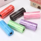 BUFFER® 4lü Evcil Hayvanlar Için Pati Desenli Kedi Köpek Kaka Poşeti Torbası - 3