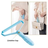 BUFFER® Çift Taraflı Elbise Kazak Plastik Kumaş Tüy Alma ve Tiftik Temizleyici Toplayıcı Taşınabilir - 7