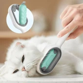 BUFFER® Su Hazneli Kedi ve Köpek Tüyü Toplamama Fırçası Su Hazneli Pet Tarağı - 1
