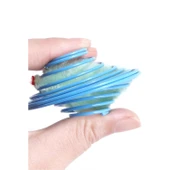 BUFFER® Yaylı Metal Fareli Kafes Kedi Oyun Topu Sıçrayan Spiral Kedi Topu - 8