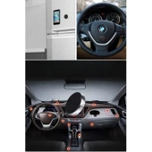 BUFFER® Tüm Modellerle Uyumlu Manyetik Araç İçi Telefon Tutucu Çok Amaçlı Güçlü Mıknatıs Tutucu - 7