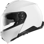 SCHUBERTH C5 GLOSSY WHITE  ÇENE AÇILIR MOTOSİKLET KASKI thumbnail 1