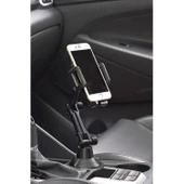 BUFFER® Teleskopik Araç Bardak Yerine Giren Telefon Tutucu - 7