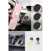 BUFFER® Tüm Modellerle Uyumlu Manyetik Araç İçi Telefon Tutucu Çok Amaçlı Güçlü Mıknatıs Tutucu - 6