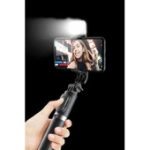 BUFFER® Kendiliğinden Işıklı Masaüstü Tripod Olabilen Telefon Tutuculu Kablosuz Kumandalı Selfie Çubuğu - 7