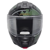 SCHUBERTH C5 GLOBE GREEN ÇENE AÇILIR MOTOSİKLET KASKI thumbnail 2