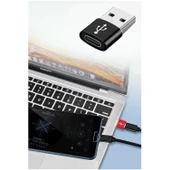 BUFFER® USB'den TYPE-C 'ye Dönüştürücü Adaptör Veri Aktarımı Sağlayıcı Şarj Data Çevirici - 6