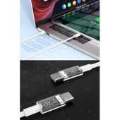 BUFFER® Apple 15/15 Pro Type-C to Type-C Hasır Örgü Hızlı Şarj Kablosu (1m) - 7