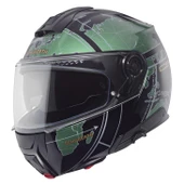 SCHUBERTH C5 GLOBE GREEN ÇENE AÇILIR MOTOSİKLET KASKI thumbnail 4