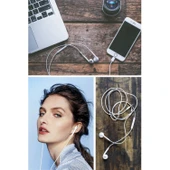 BUFFER® İphone Ucu Çıkışlı Pop Up Kulakiçi Yumuşak Kontrol Tuşlu Kulaklık - 7