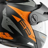 SCHUBERTH E2 EXPLORER ORANGE ÇENE AÇILIR SİPERLİKLİ MOTOSİKLET KASKI thumbnail 3