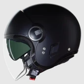 NOLAN N21 VISOR 06 CLASSICO 302 CAMLI YARIM KASK MAT SİYAH thumbnail 2