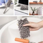 BUFFER® Teleskopik 3'lü Mop Toz Alma Püskülü Çok Fonksiyonlu Temizlik Seti - 3