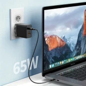 BUFFER® 65W Hızlı Şarj Edebilen TYPE C uçlu Şarj Aleti - 2