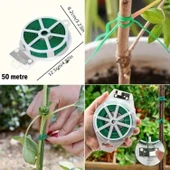 BUFFER® 50 Metre Kendiliğinden Kesici Bıçaklı Bitki Saksı Kablo Sabitleme Teli - 5