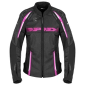 SPIDI RACE WARRIOR 2 NET LADY YAZLIK CEKET SİYAH FUŞYA thumbnail 1