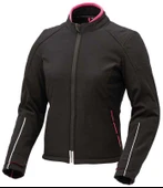 TUCANO URBANO OVETTA CE SHOFTSHELL KADIN CEKET SİYAH-FUŞYA thumbnail 1