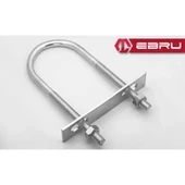 U Civata, Karşılık Demiri + Somunlu - M10x60 - 20 Set - 1