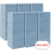 Mulpex Mikrofiber Temizlik Bezi 400 Adet - 40x40 cm, 375 GSM, Parlak Dokulu, 60 gr ±2, Yüksek Emici, İz Bırakmaz - 1