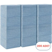 Mulpex Mikrofiber Temizlik Bezi 200 Adet - 40x40 cm, 375 GSM, Parlak Dokulu, 60 gr ±2, Yüksek Emici, İz Bırakmaz - 1