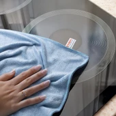 Mulpex Mikrofiber Temizlik Bezi 200 Adet - 40x40 cm, 375 GSM, Parlak Dokulu, 60 gr ±2, Yüksek Emici, İz Bırakmaz - 2