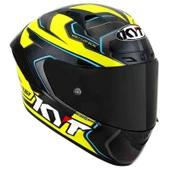 KYT NZ RACE KASK CARBON COMPETITION YELLOW thumbnail 2
