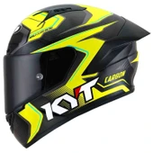 KYT NZ RACE KASK CARBON COMPETITION YELLOW thumbnail 5