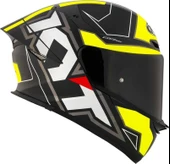 KYT TT-REVO KASK ELECTRON MATT SİYAH SARI thumbnail 8