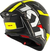 KYT TT-REVO KASK ELECTRON MATT SİYAH SARI thumbnail 4