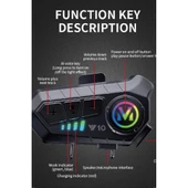 Y10 Kask Kulaklık Bluetooth Motosiklet Kulaklık 5,3 Bluetooth Intercom Motorsiklet Kulaklık - 3