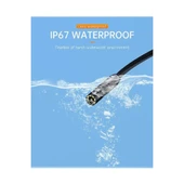 Endoskop Yılan Video Kamera Ios Ve Android Uyumlu Led’li 10 Metre 8 Mm Sert Kablo 2mp - 4