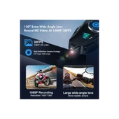 Q28 Motosiklet Kask Bluetooth Kulaklık 1080p Kamera Interkom Kulaklık Su Geçirmez Intercom - 4