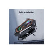 Y20 2x 1000m Telsiz Mesafeli 2 Kişi Bağlantılı Bluetooth Kask Kulaklık Fenerli İntercom - 4