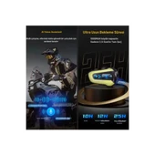 N3x Rgb Işıklı Intercom 3 Kişi Bağlantılı 1000mah Motosiklet Bluetooth Kulaklık Seti - 3