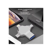 Otg 4in1 Cep Telefonu Çok Fonksiyonlu Usb Flash Bellek 128 Gb Type-c, Micro Sd Ve Kart Okuyucu - 5
