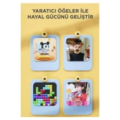 Mini 1080p Hd Çocuk Kamera Dijital Fotoğraf Makinesi 2.0 Inç Ekran 5 Adet Oyun Pembe - 7