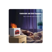 Şömine Hava Nemlendirici Aromatik Oda Kokusu 270 Ml Difüzörü Buhar Makinası - 5