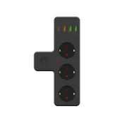 Termal Akım Korumalı Isıya Dayanıklı 3’lü Priz 3x Usb 1x Type-c - 1